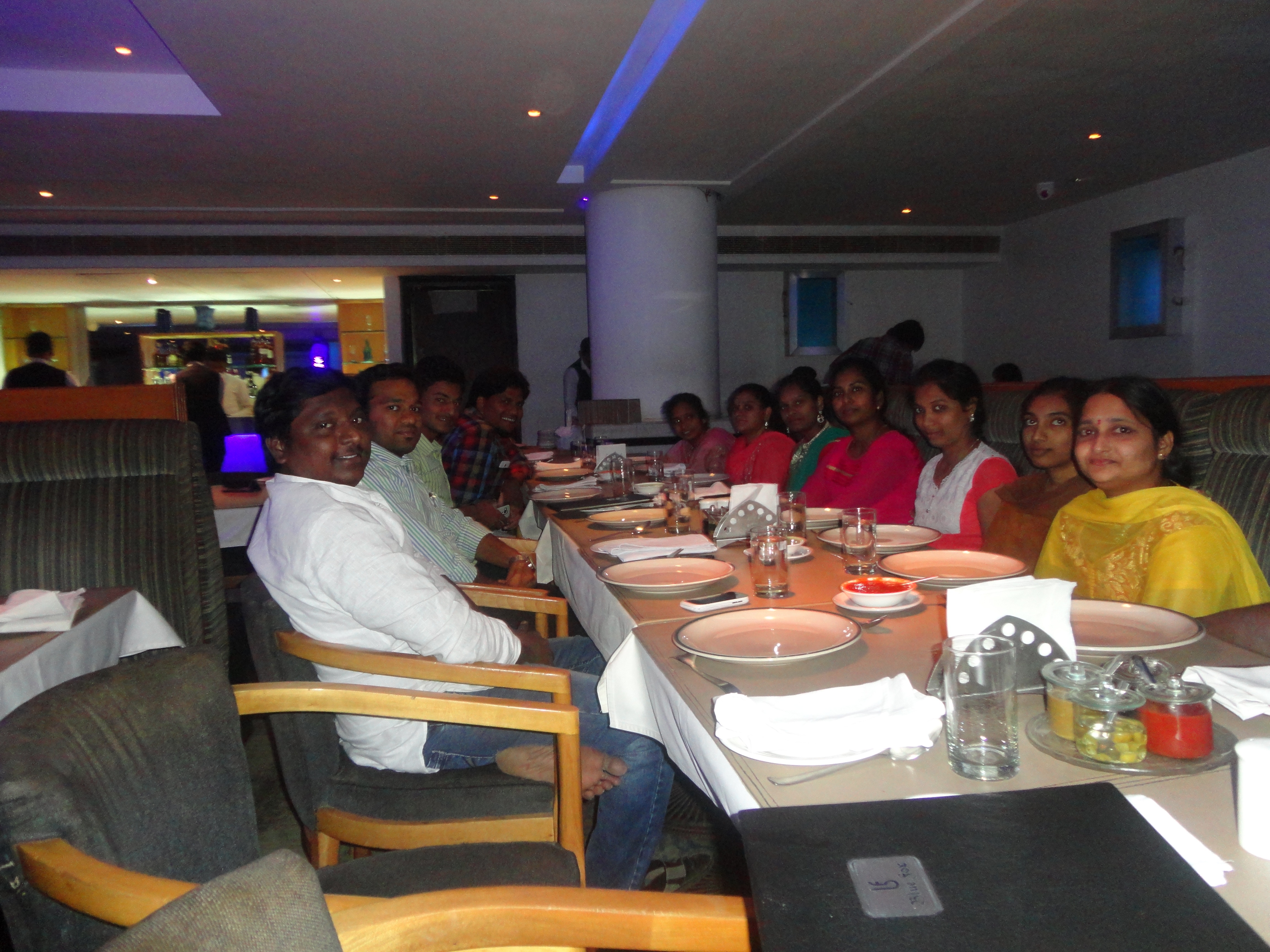 Victory spoken english Students party after completion of the batch